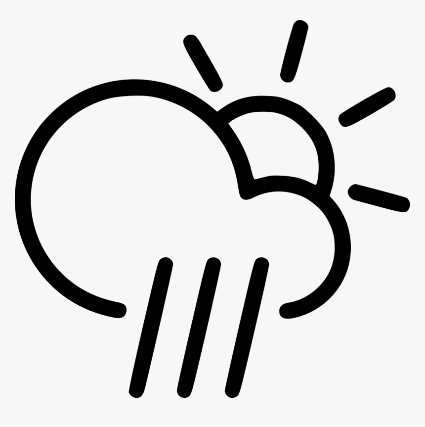 Day Rain Cloud Sun - Wind Clipart, HD Png Download, Free Download