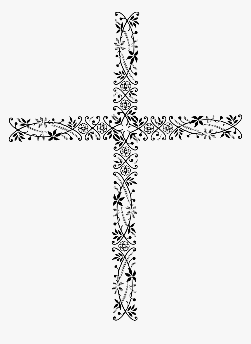 Ornamental Cross 11 Clip Arts - Cross, HD Png Download, Free Download