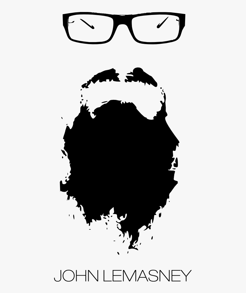 Geek Glasses Goatee - Illustration, HD Png Download, Free Download