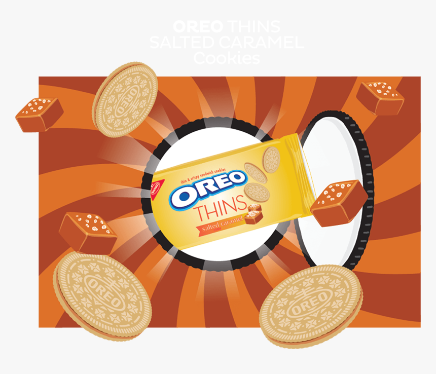 Salted Caramel Oreos - Oreo, HD Png Download, Free Download