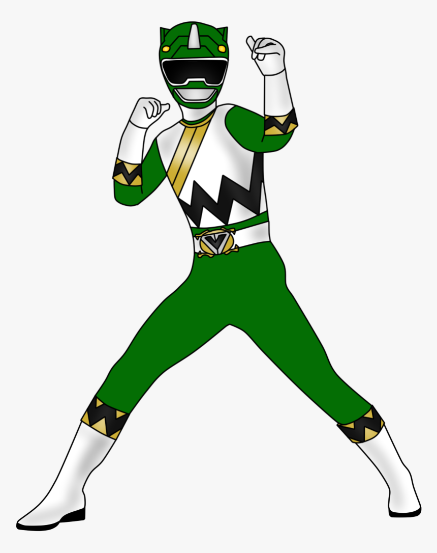 Green Clipart Power Rangers, Green Power Rangers Transparent - Green Power Ranger Clipart, HD Png Download, Free Download