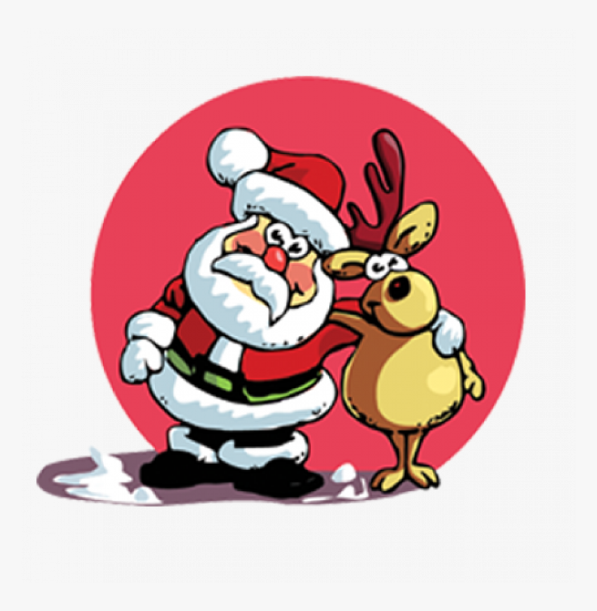 Transparent Rudolph Png - Cartoon Santa Claus Cute, Png Download, Free Download