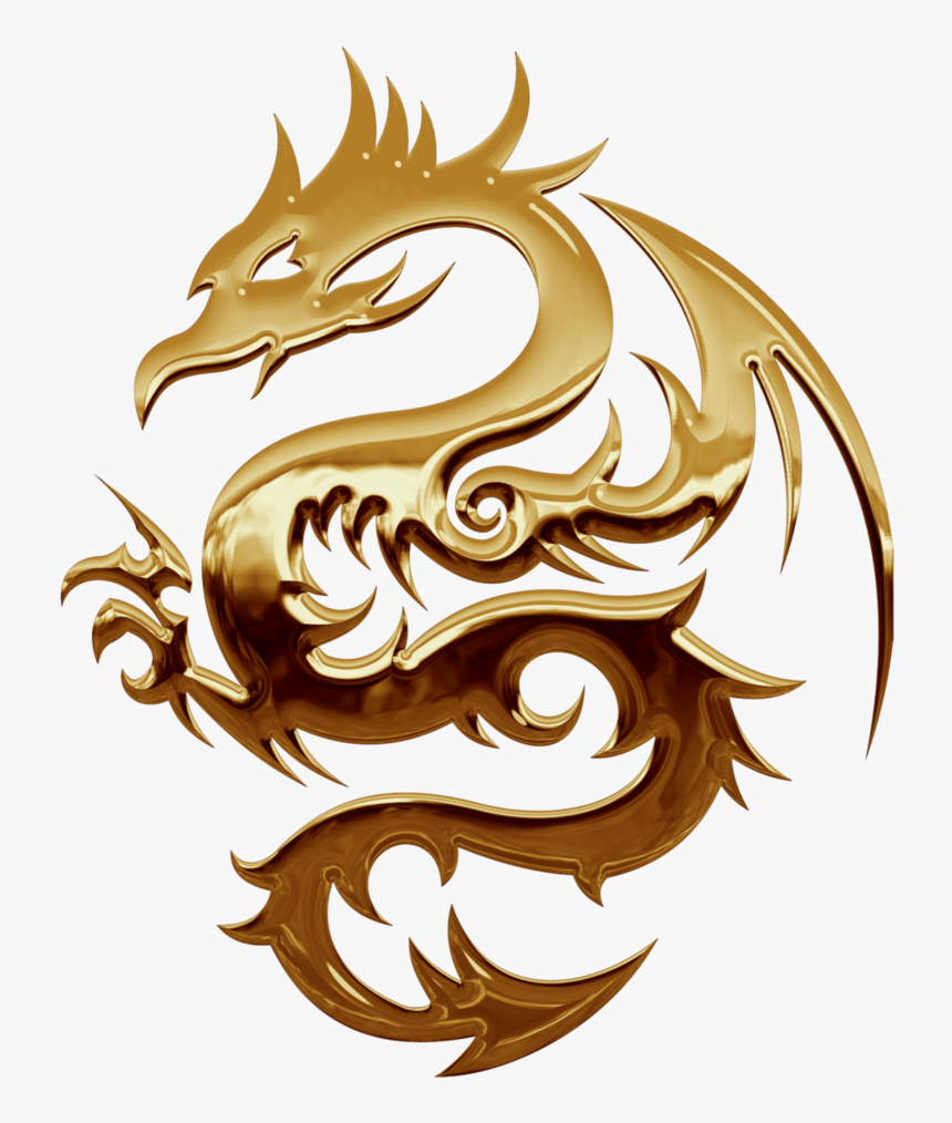 Transparent Dragon Silhouette Png - Chinese Zodiac Dragon Tattoo, Png Download, Free Download