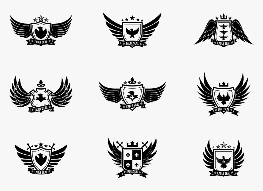 Eagle Seal Free Vector - Eagle Seal, HD Png Download, Free Download