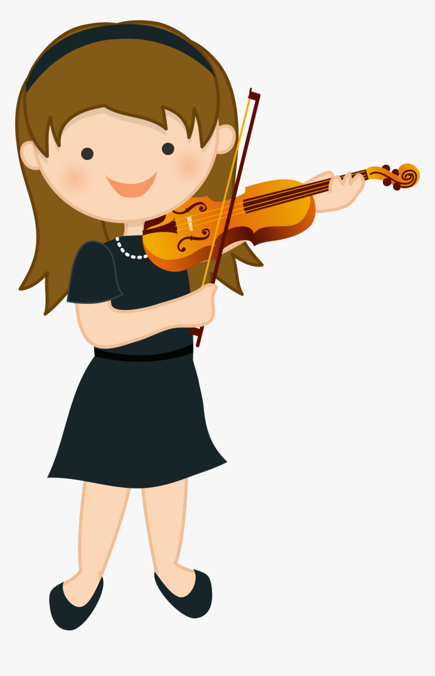 Music School, Music Theater, Music Lessons For Kids, - Girl Playing Violin Clipart, HD Png Download, Free Download