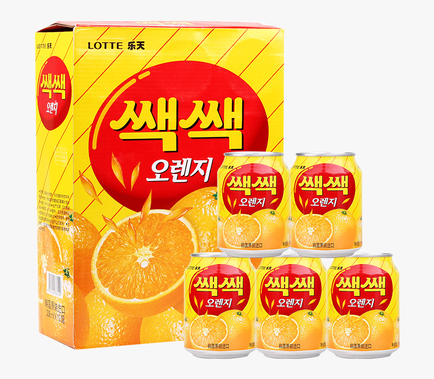 South Korea Imported Beverages Lotte Mango Juice Grape - Korean Juice Png, Transparent Png, Free Download