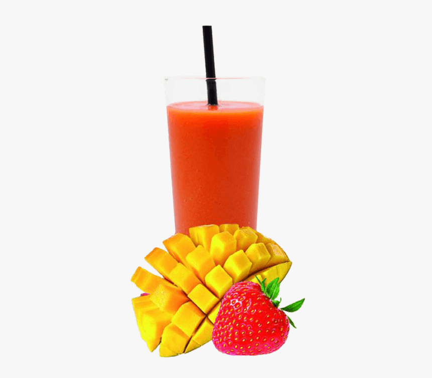 Strawberry Mango Smoothie Png, Transparent Png, Free Download