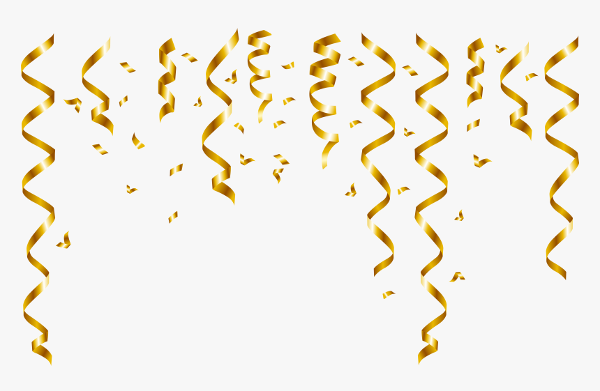 Gold Confetti Transparent Background, HD Png Download, Free Download