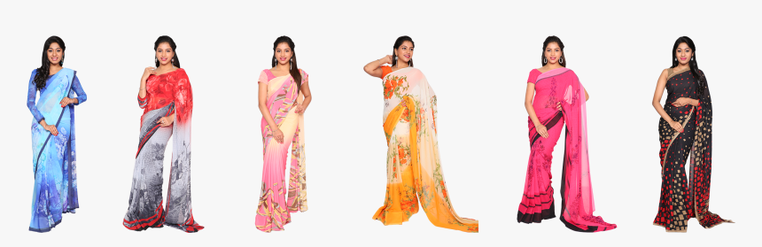 Valli 6 Georgette Saree Collections"
 Title="valli - Valli 6 Saree Shopping Zone, HD Png Download, Free Download