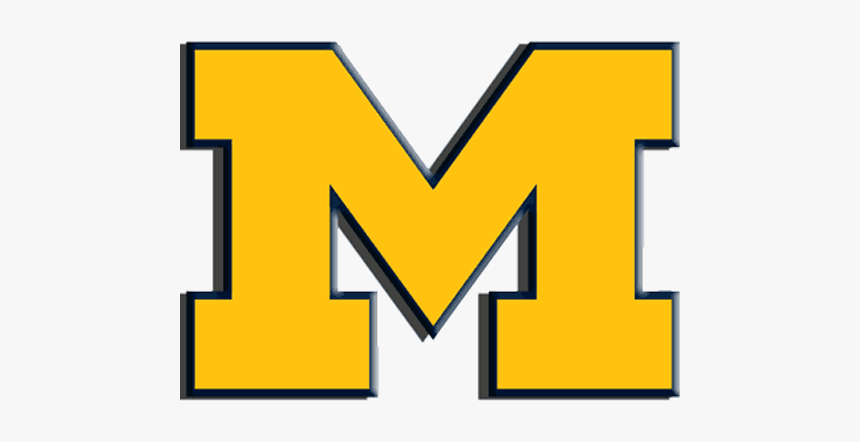 Michigan Football Logo Png - University Of Michigan, Transparent Png, Free Download