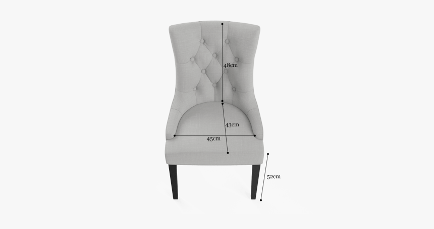 Espen® Scoop Back Dining Chair - Club Chair, HD Png Download, Free Download