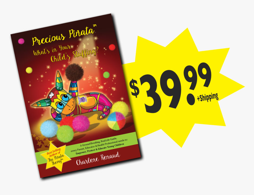 Precious Pinata Character & Book - Graphic Design, HD Png Download, Free Download