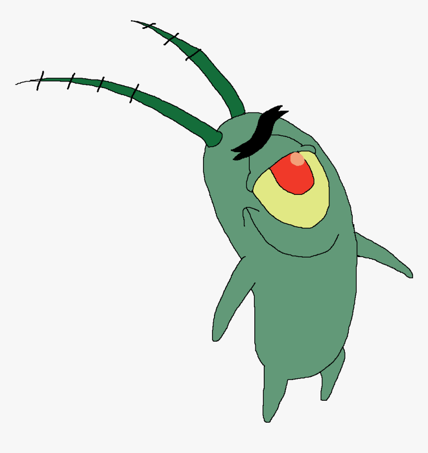 Plankton Smiling - Plankton Spongebob, HD Png Download, Free Download