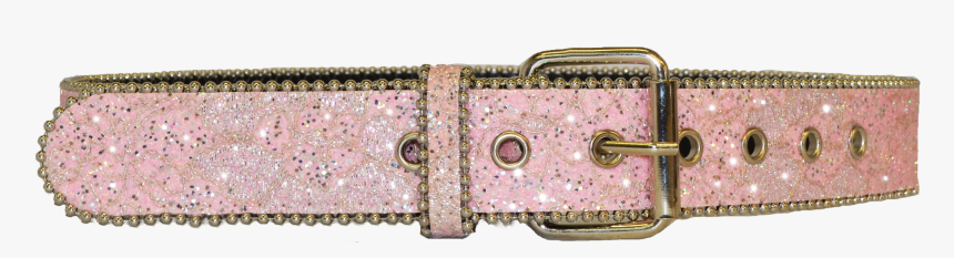 Girls Pink Glittery Pu Belt - Belt, HD Png Download, Free Download