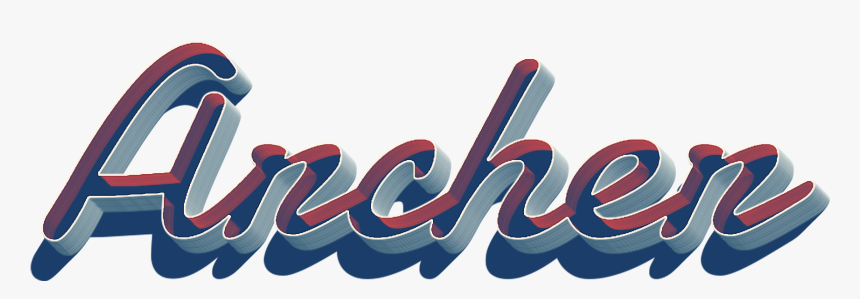 Archer 3d Letter Png Name - Graphic Design, Transparent Png, Free Download