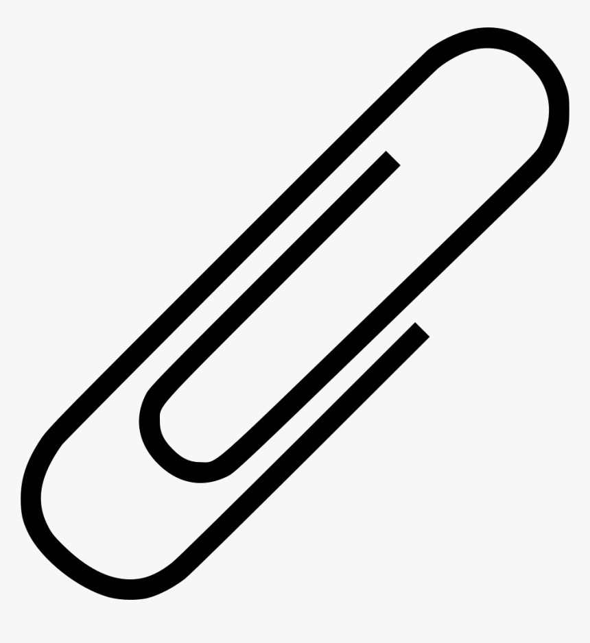 Paperclip - Line Art, HD Png Download, Free Download