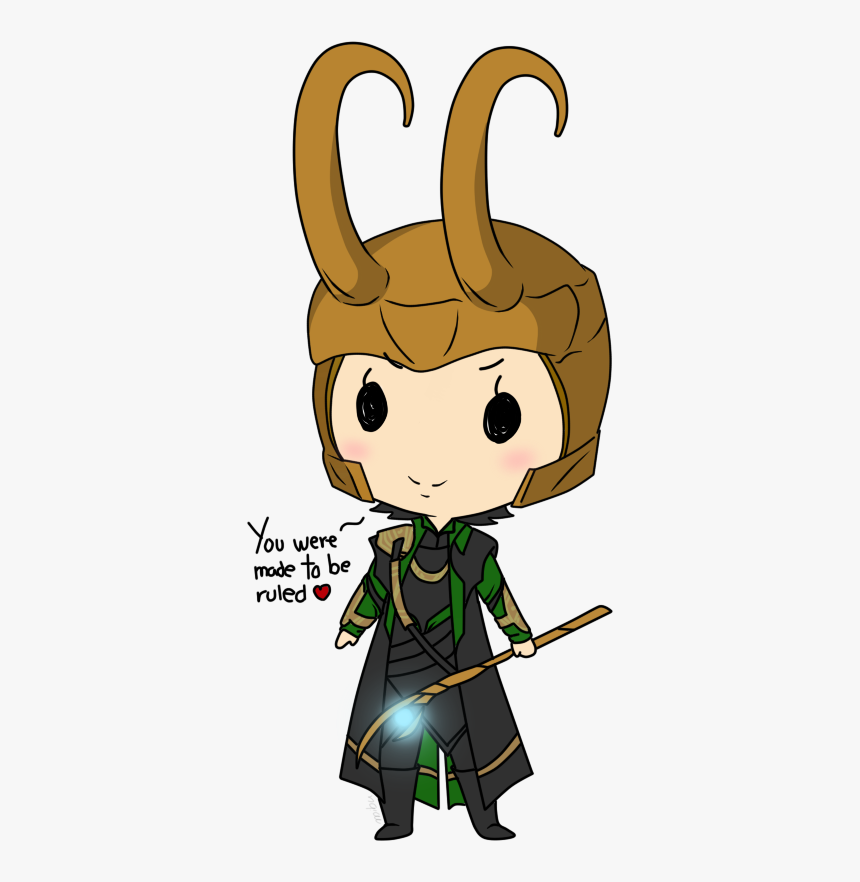 Lil Loki Thor Marvel Cinematic Universe Drawing - Cute Cartoon Avengers  Drawing, HD Png Download - kindpng