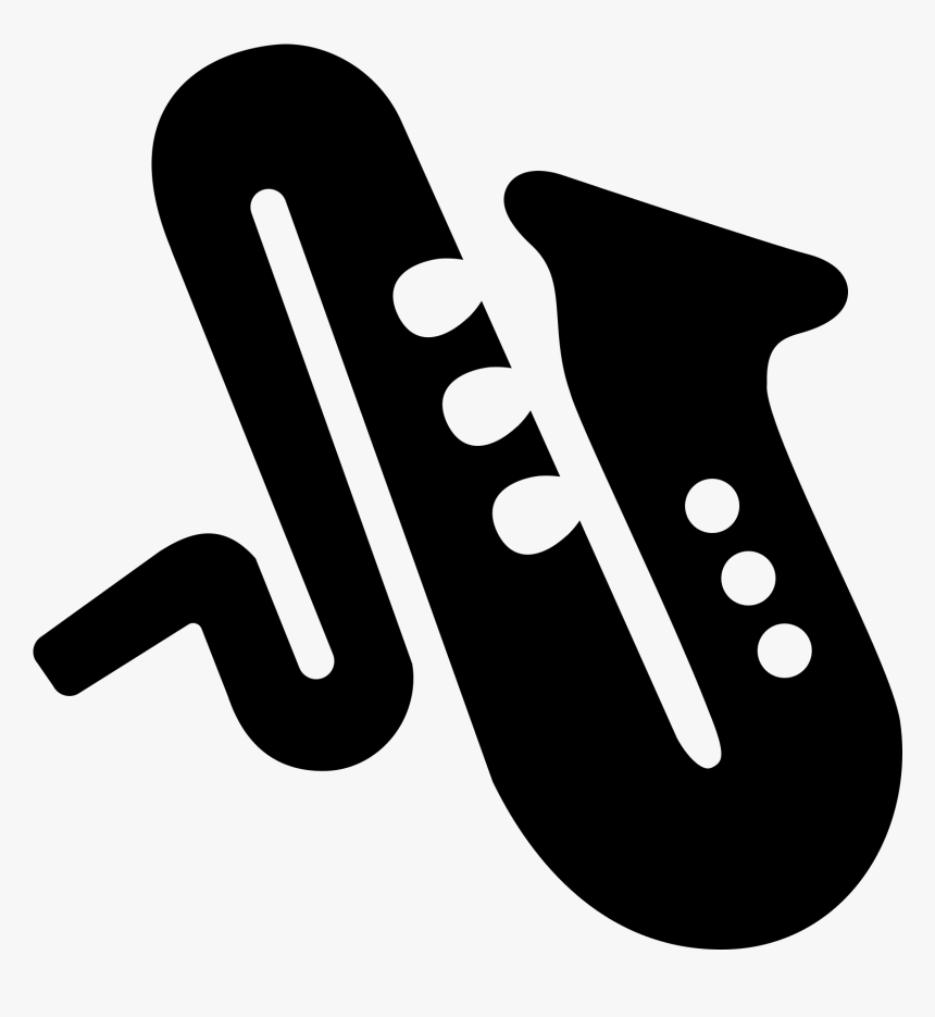 Baritone Sax Black And White Clip Art, HD Png Download, Free Download