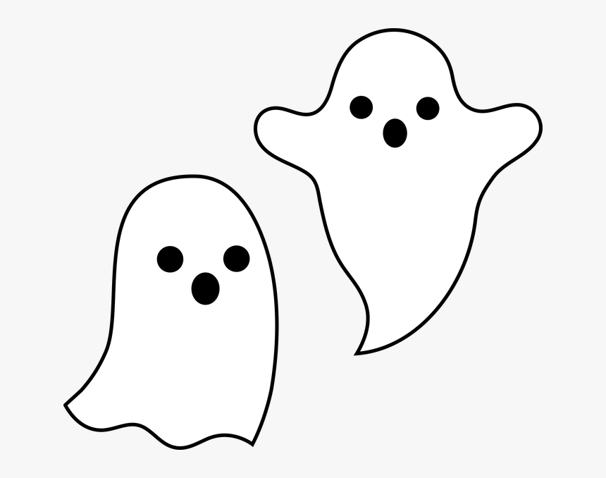 Ghost Clipart Menacing - Halloween Clipart Black Background, HD Png Download, Free Download