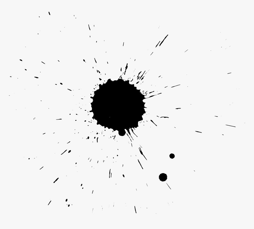 Black Transparent Ink Spots, HD Png Download, Free Download