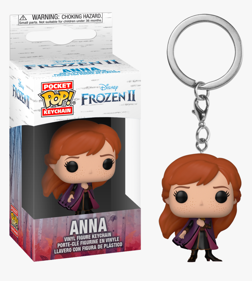 Anna Pocket Pop Vinyl Keychain - Frozen 2 Funko Pop Keychain, HD Png Download, Free Download