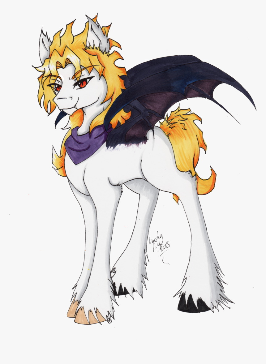 Luckyryo, Bat Pony, Blank Flank, Dio Brando, Fangs, - Dio Brando Pony, HD Png Download, Free Download