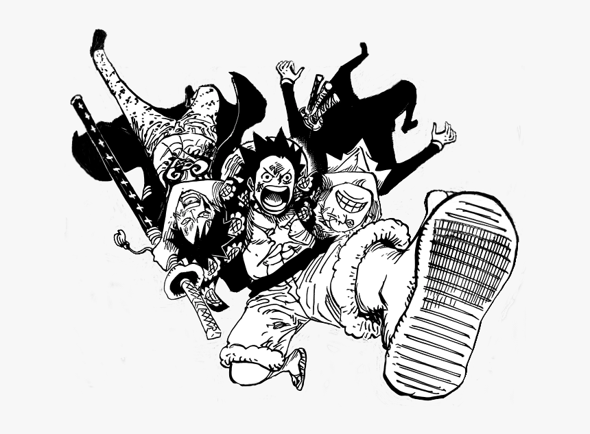 One Piece Manga Png One Piece Manga Luffy Transparent Png Kindpng