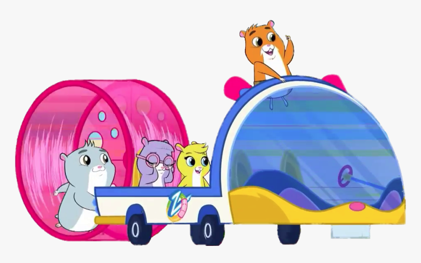 The Zhuzhus In Their Hamsterbus - Cartoon, HD Png Download, Free Download