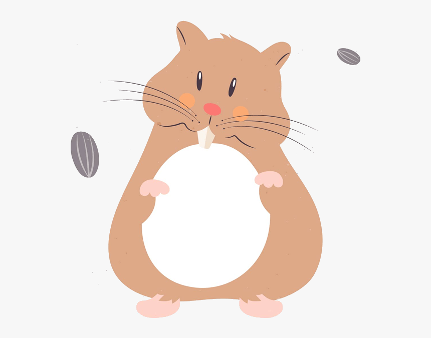 Go To Campbell"s Dwarf Hamster - Cartoon, HD Png Download, Free Download