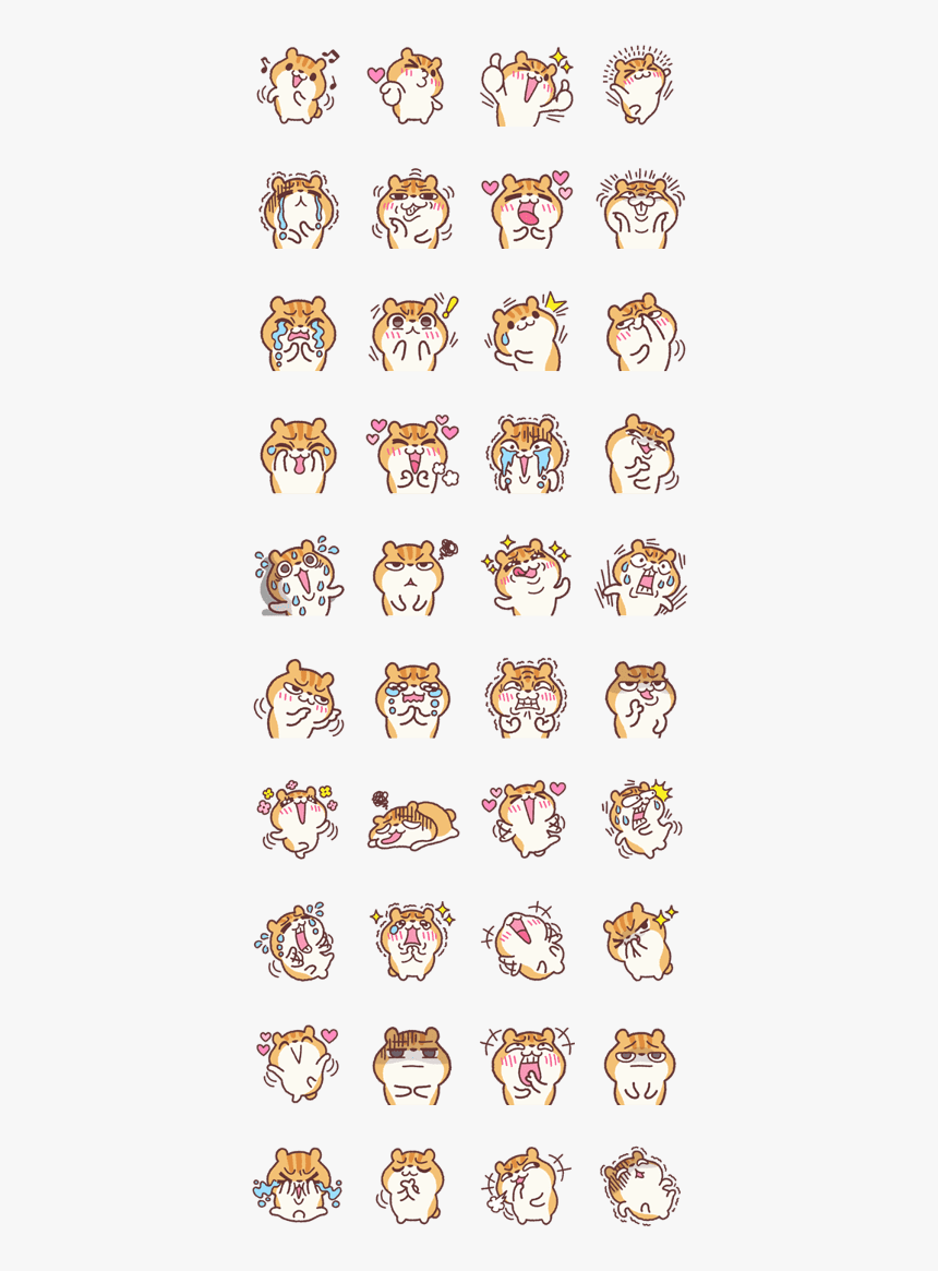 Chloe The Hamster - Anoinu Stickers, HD Png Download, Free Download
