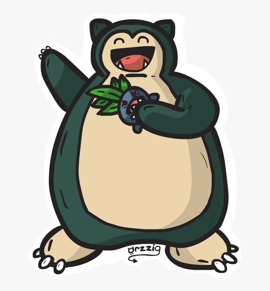 Snorlax - Cartoon, HD Png Download, Free Download