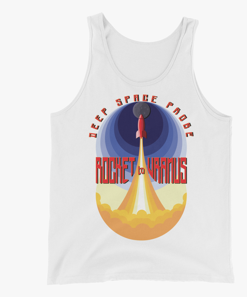 Rocket To Uranus Tank-top - Active Tank, HD Png Download, Free Download