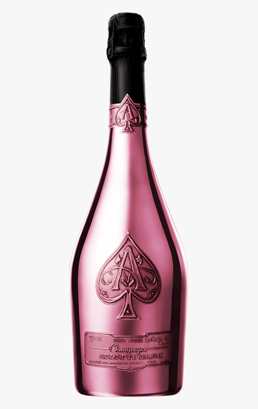 Armand De Brignac Ace Of Spades Brut Rose Champagne - Glass Bottle, HD Png Download, Free Download