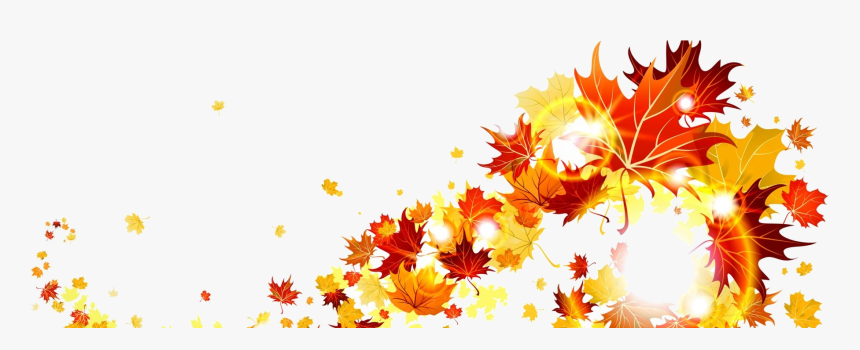 Transparent Fall Leaves Border, HD Png Download, Free Download