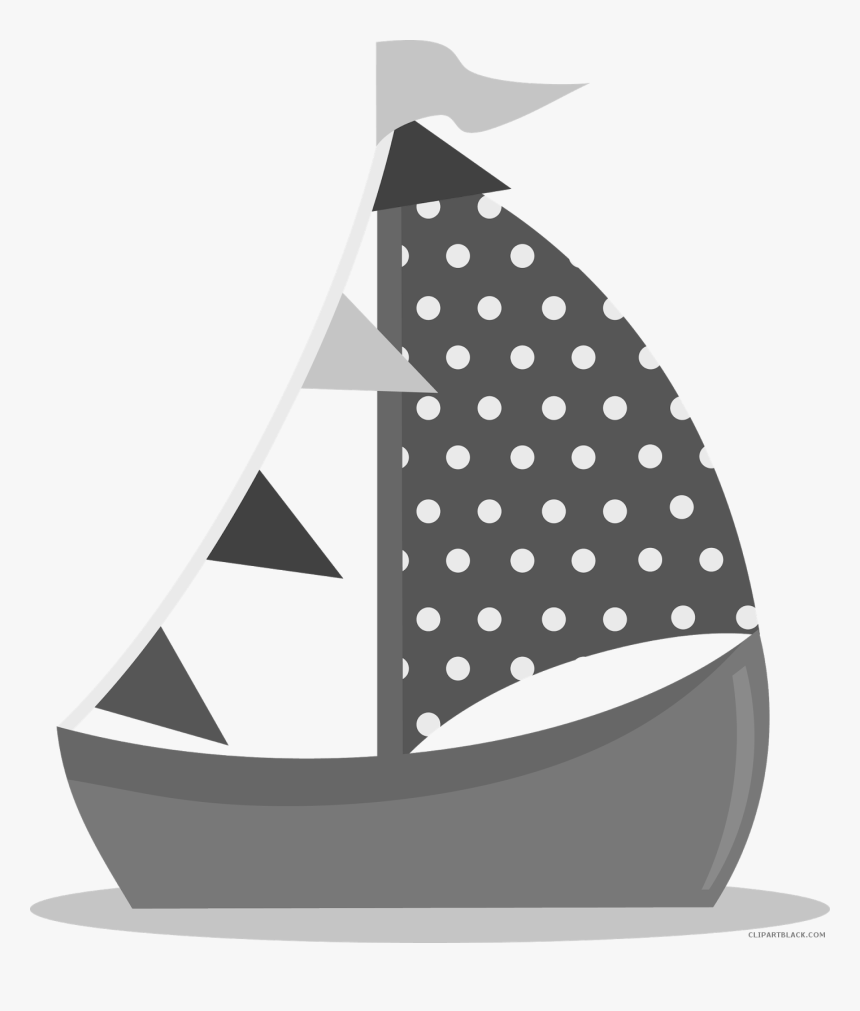 Cute Sailboat Clipart - Clip Art Cute Sail Boat, HD Png Download, Free Download