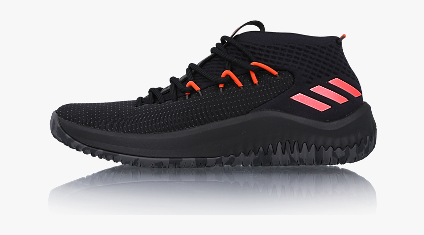 Adidas Dame 4 Black Red Bb9242 - Adidas Dame 4 Shoes Core Black 10.5 - Mens Basketball, HD Png Download, Free Download