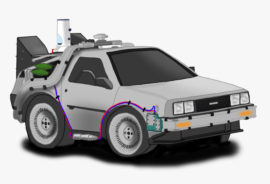 Clip Art Transparent Stock Delorean Drawing - Dmc Delorean, HD Png Download, Free Download