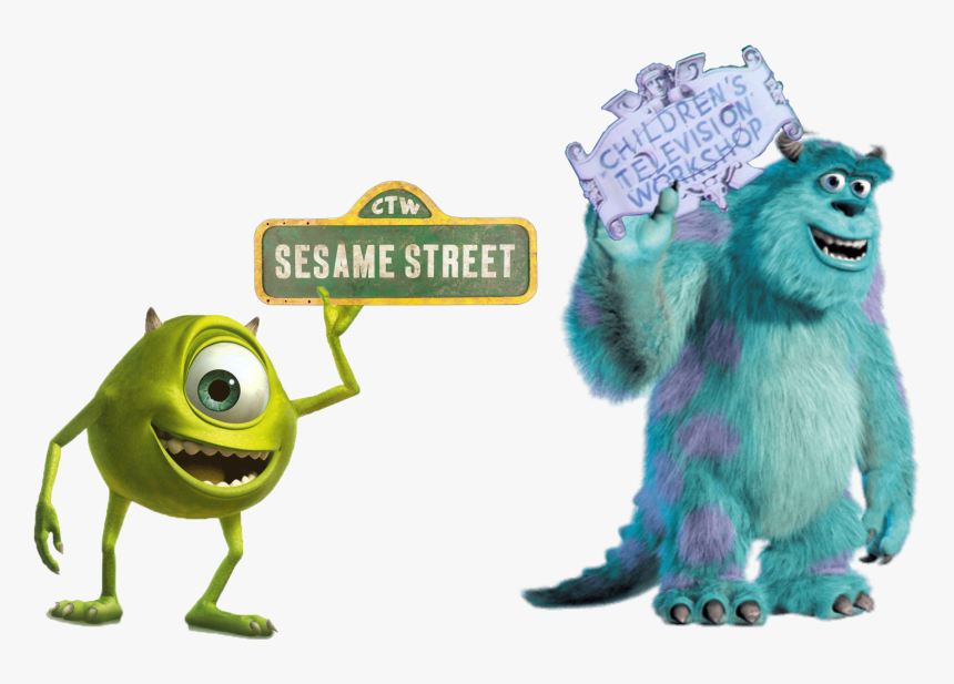 Sesame Street Is A Production Of, The “children’s Television - Sully Monsters Inc Png, Transparent Png, Free Download