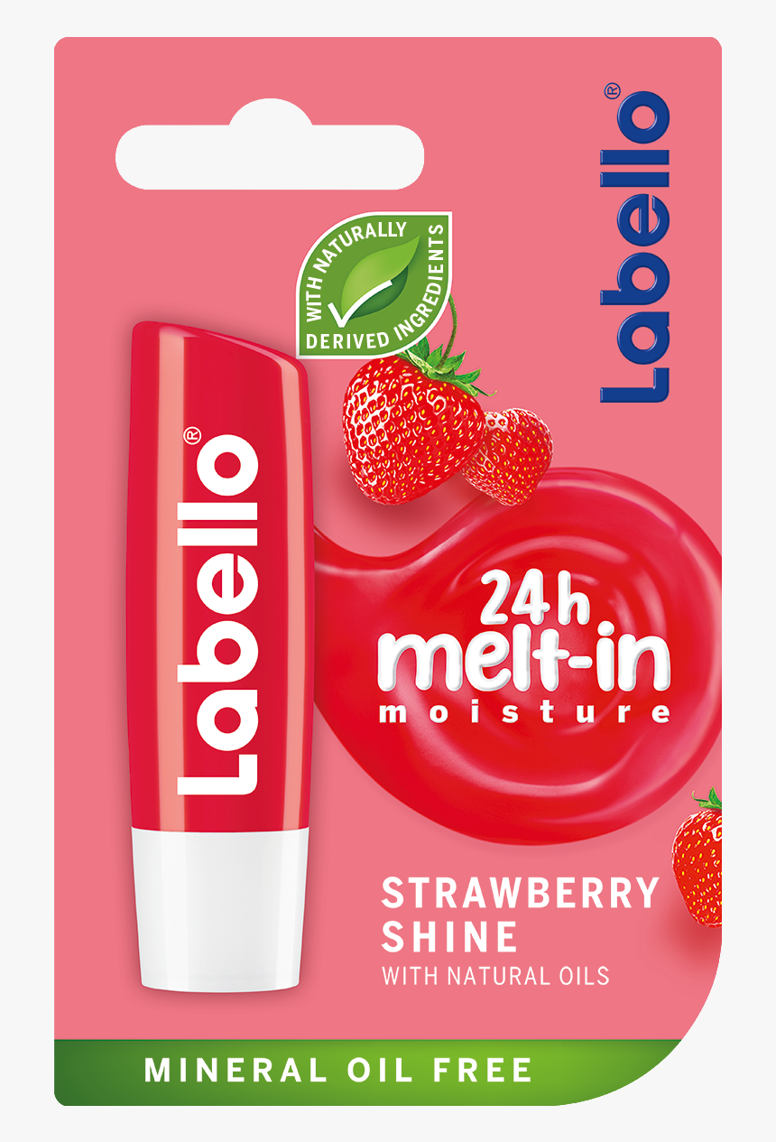 Strawberry Labello Lip Balm, HD Png Download, Free Download