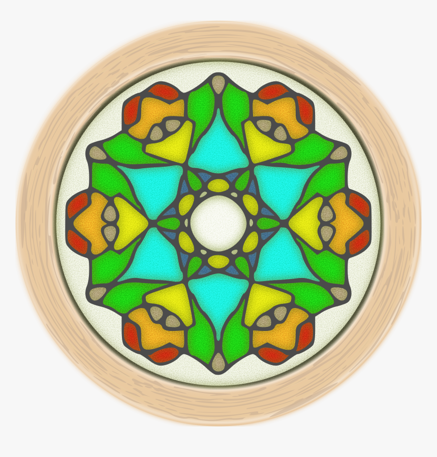 Stained Glass Window 1 Clip Arts - Stained Glass, HD Png Download, Free Download