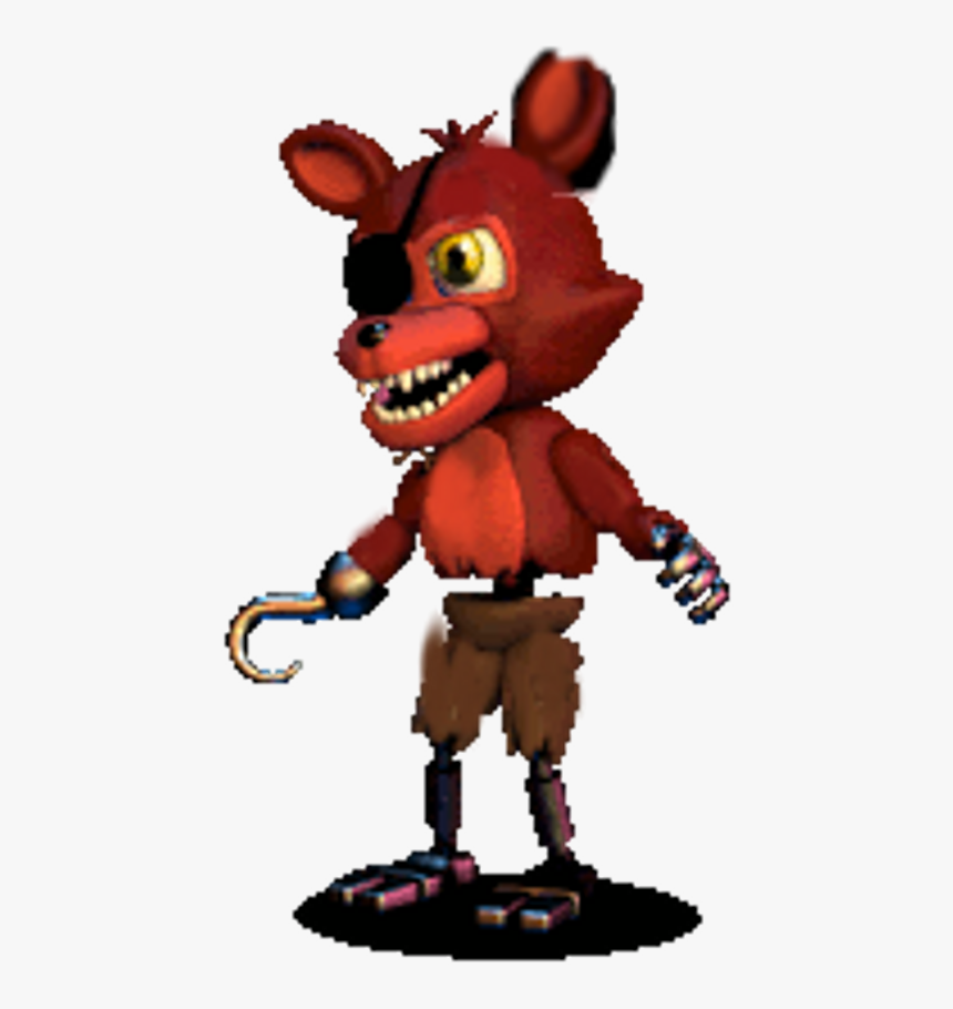 Fixed Adventure Foxy V2 Freetoedit - Fnaf World Ignited Foxy, HD Png Download, Free Download