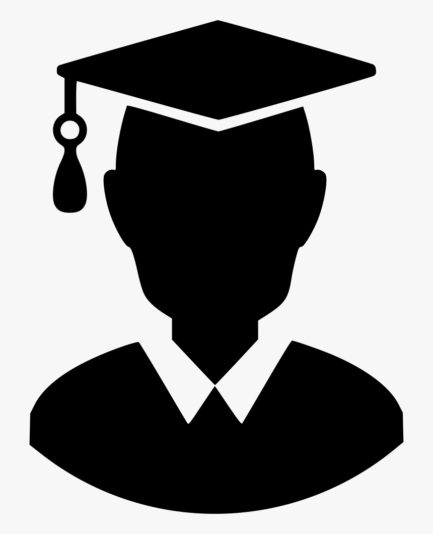 Graduate - Man With Graduation Cap Clipart, HD Png Download, Free Download