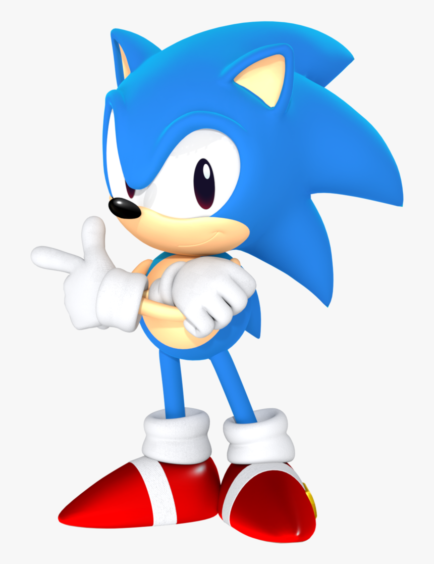 Sonic Mania Png - Classic Sonic From Sonic Mania, Transparent Png, Free Download