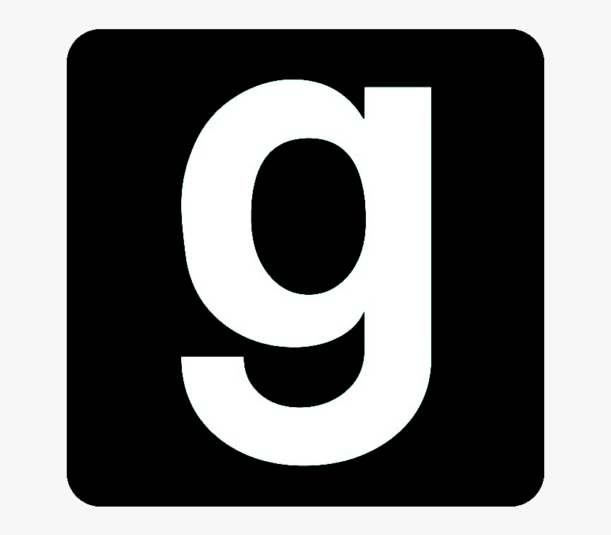 Gmod Logo Png - Garry's Mod Logo White, Transparent Png, Free Download