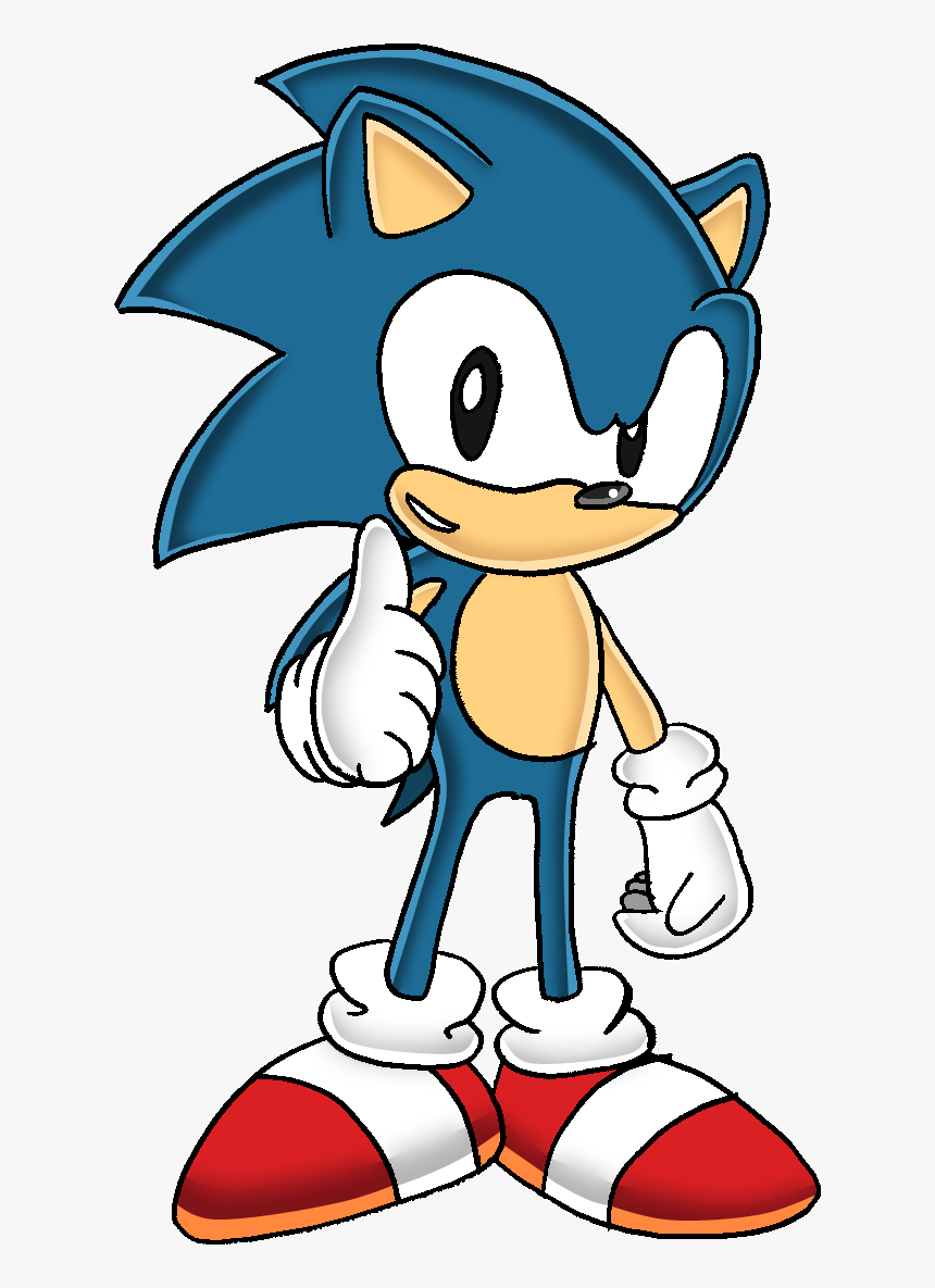 Sonic The Hedgehog Clipart Classic - Classic Sonic The Hedgehog Character, HD Png Download, Free Download