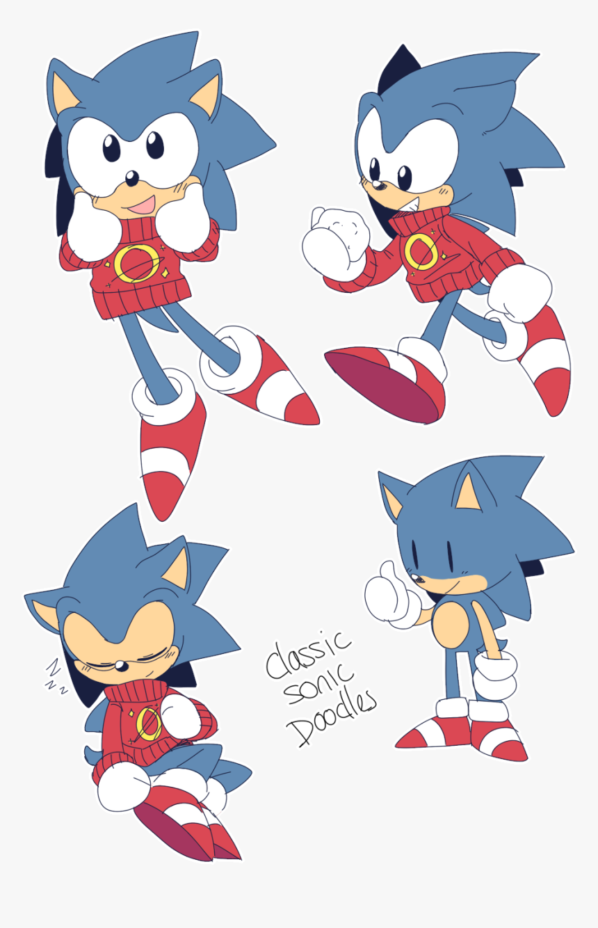 Cute Classic Sonic, HD Png Download, Free Download