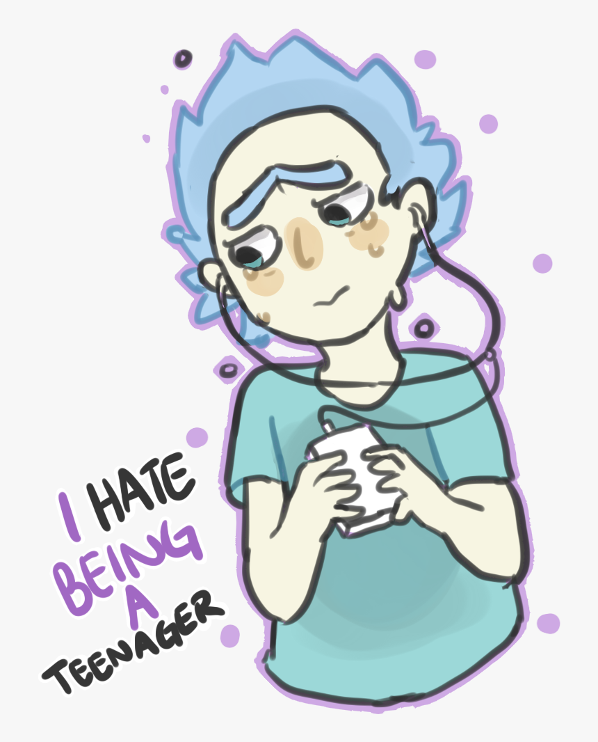 Transparent Tiny Rick Png - Rick Sanchez Cute Fan Art, Png Download, Free Download