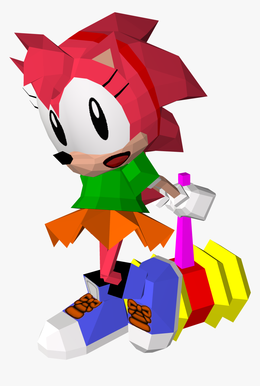 Universe Of Smash Bros Lawl - Amy Rose Sonic The Fighters, HD Png Download, Free Download