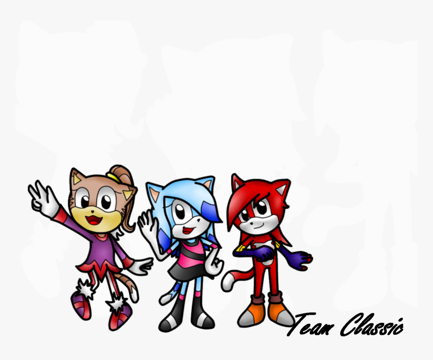 Team Classic - Classic Sonic Fan Characters, HD Png Download, Free Download