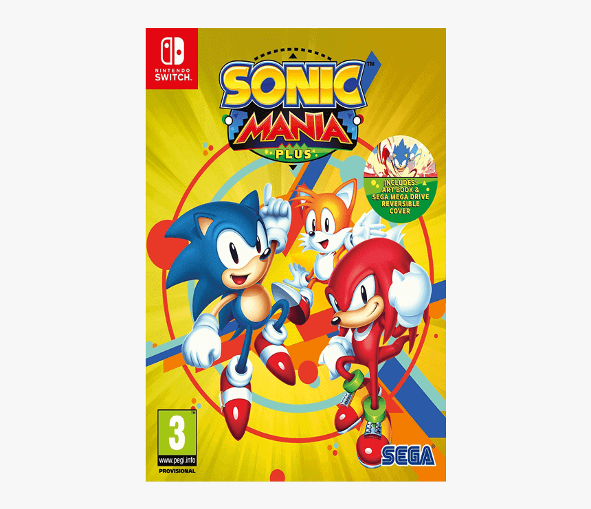 Sonic Mania Plus Switch Cover, HD Png Download, Free Download